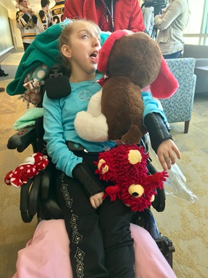 Annual teddy bear toss