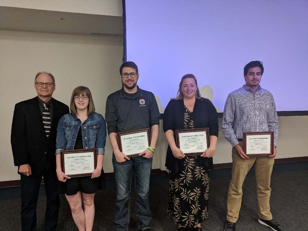 Local EMS Students Receive Tuition Reimbursements during Aurora BayCare EMS Huddle