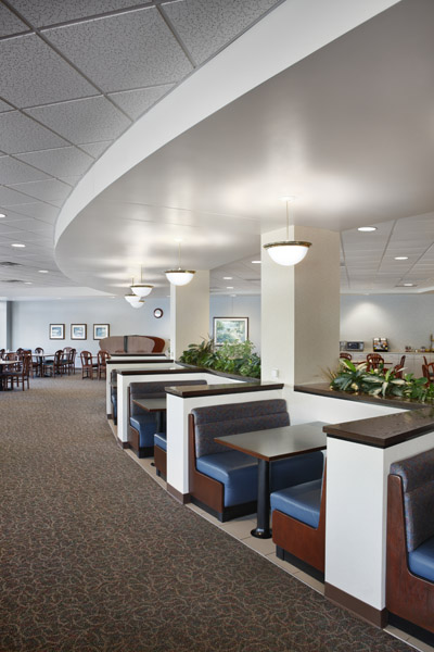Greenbrier cafe interior