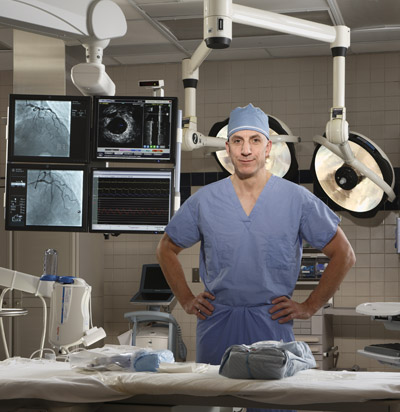Cardiologist in operating room