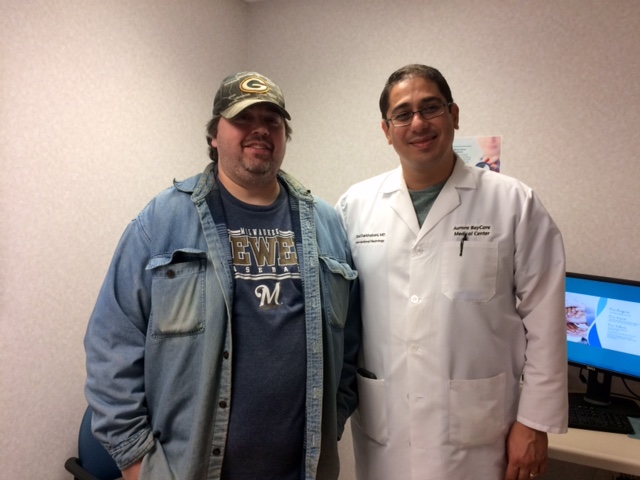 stroke patient with doctor